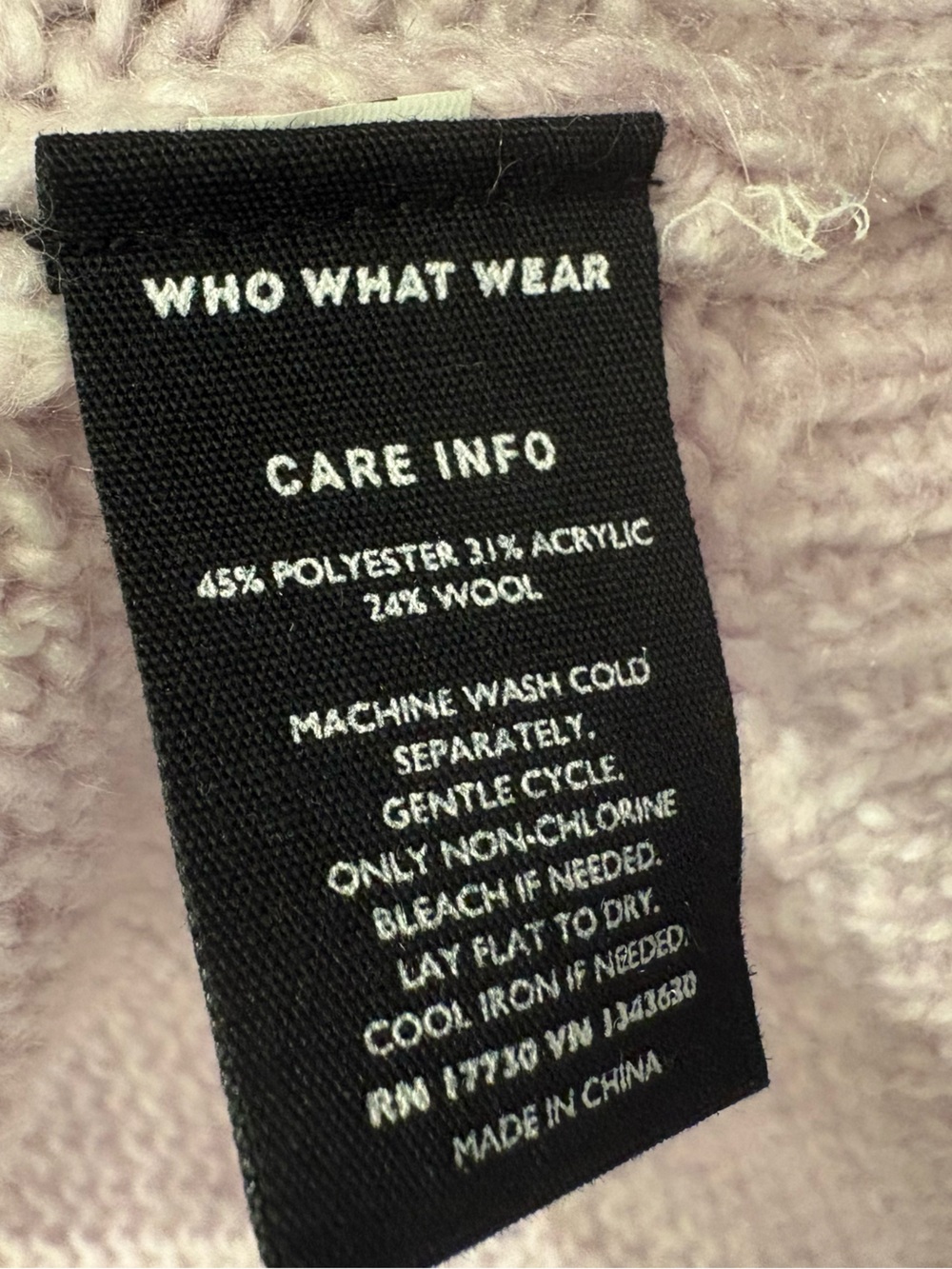 Who What Wear Blush Pink Bobble Knit Cardigan Sweater Medium Cozy Cottagecore - Picture 8 of 8